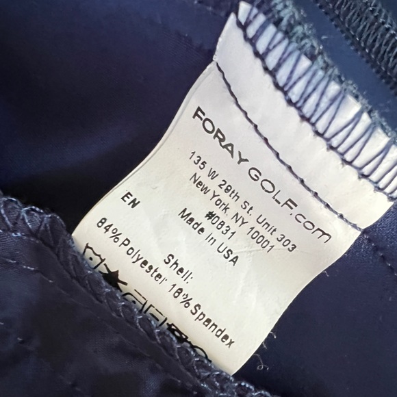 FORAY GOLF neoprene jacket. Size S - Picture 2 of 6